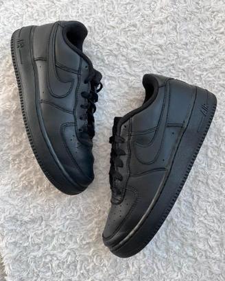 Nike Air Force 1 Donna 39 Total Black Nuove