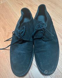 Scarpe uomo in  camoscio blu