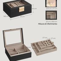 Portagioielli con Coperchio in Vetro