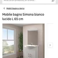 Specchio con faretti Le Roy Merlin