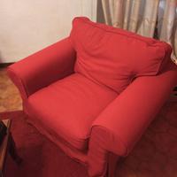 Poltrona Ikea Ektorp Rossa - Come Nuova