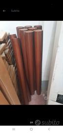 Gambe tavolo in legno con piastra di fissaggio