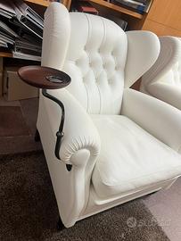 Poltrona Frau 1919 originale nuova con piattino