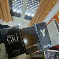 Profumi di marca YSL, D&G, Acqua di Giò