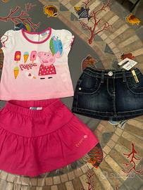 Splendido set estivo bambina 1 anno Sarabanda Pepp
