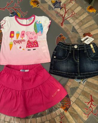 Splendido set estivo bambina 1 anno Sarabanda Pepp
