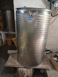 contenitore da olio e vino in acciaio inox  