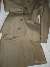 Tailleur in pelle Sicons originale, tg. 44