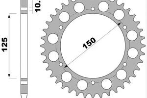 CORONA 46 DENTI PASSO 520 BENELLI TRK 502/702 QJ M
