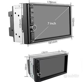 Autoradio Android 2DIN 7" HIZPO CarPlay GPS Nuova