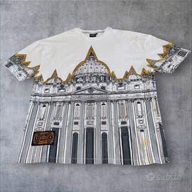 T-shirt Dolly Noire San Pietro "Bench Roma" - S 🏰