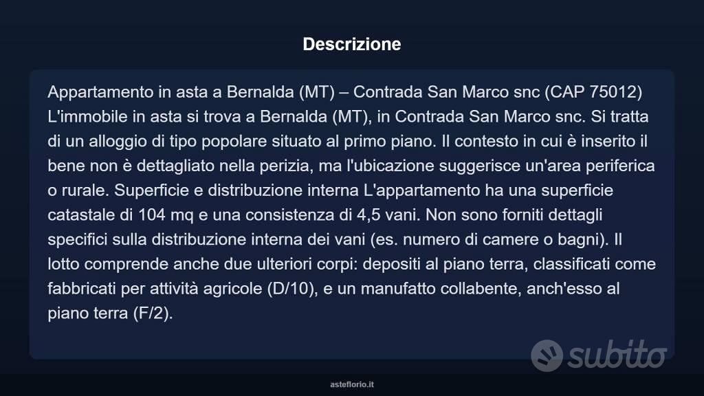 Appartamento – MT - Vista 4