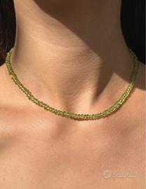 Collana vintage peridoto