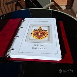 Collezione francobolli Regno e RSI tot. 320 valori