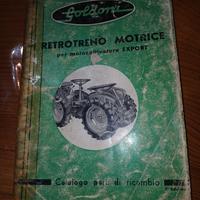 Libretto ricambi Retrotreno motrice Goldoni Export