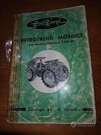 Libretto ricambi Retrotreno motrice Goldoni Export