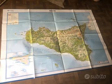 Cartina geografica Sicilia