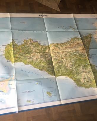 Cartina geografica Sicilia