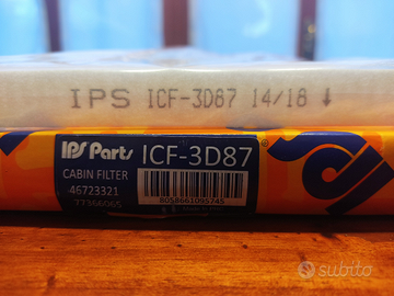 Filtro antipolline per Fiat 500, Panda, Ford Ka