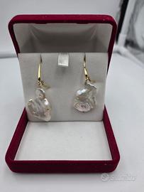 ORECCHINI ORO PERLE BAROCCHE