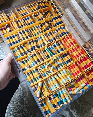 Spolette di filo di  puro cotone  e pura seta