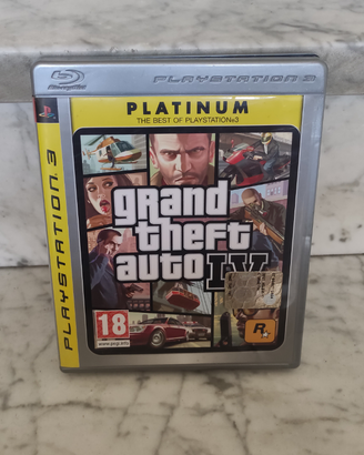 GTA IV Platinum per PS3 Nuovo