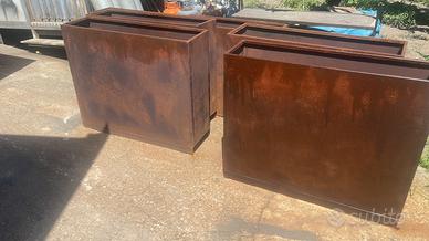 Vasi in corten creazioni varie