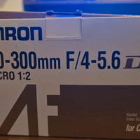 SCATOLA per lente Tamron 70-300