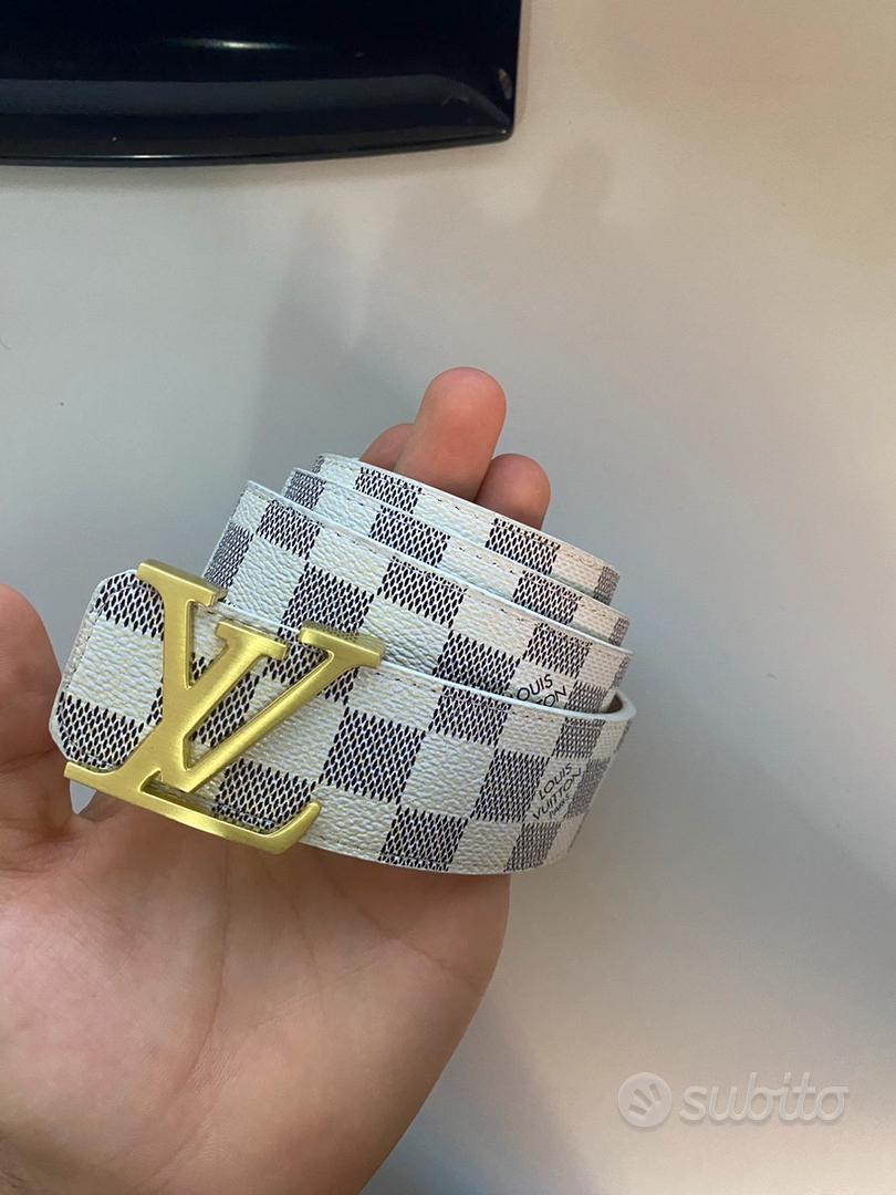 Cintura louis vuitton bianca-fibbia oro - Abbigliamento e Accessori In  vendita a Modena