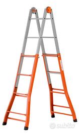 Scala multiposizione Gierre in acciaio 4 + 4