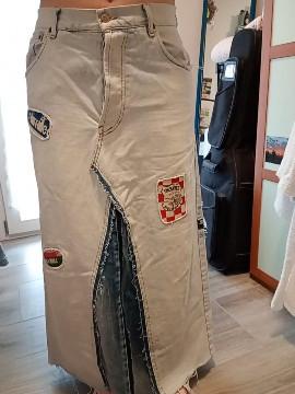 Gonna in jeans vintage lunga