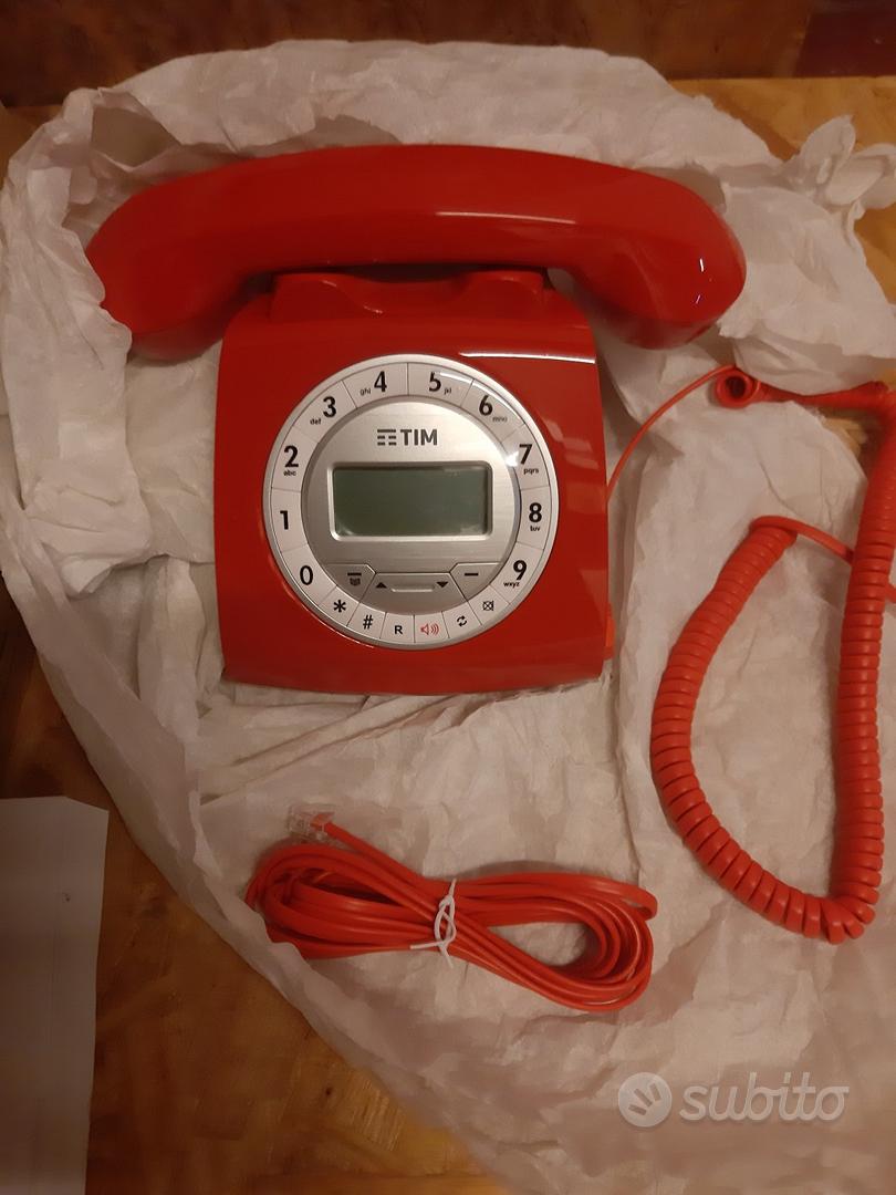 Telefono fisso classico SIRIO colore rosso - Telefonia In vendita a Milano