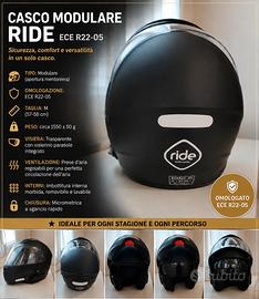 Casco modulare Ride