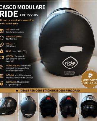 Casco modulare Ride