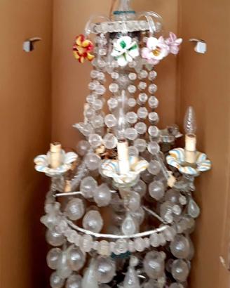Lampadario di Murano antico elettrico