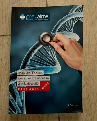 Manuale preparazione test di accesso biologia