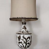 Lampada da tavolo ceramica terracotta 