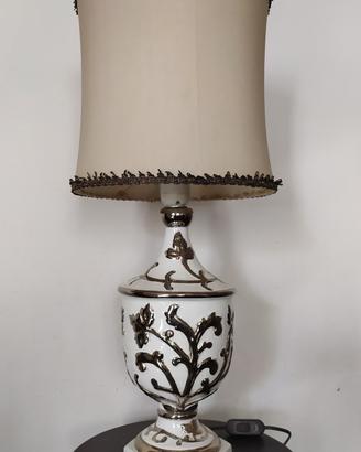 Lampada da tavolo ceramica terracotta 