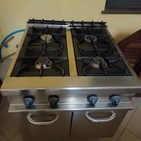 Cucina a gas 4 fuochi