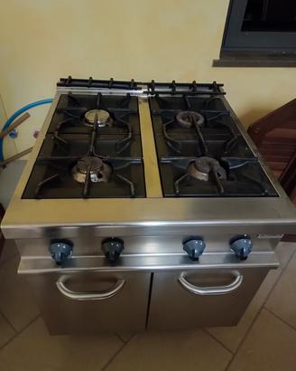 Cucina a gas 4 fuochi