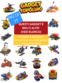 Lotto 70+ GADGET TOPOLINO Disney (20 blisterati)