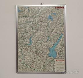 Buffetti - Mappa Provincia di Brescia - Metallo
