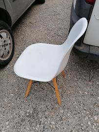 Sedie design vitra plastica legno