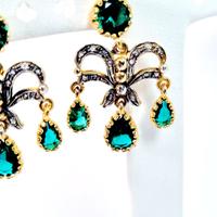 orecchini stile antico art decò 