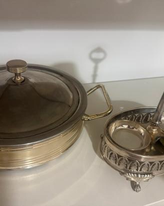 Set da tavola in Silver Plate vintage