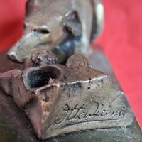 Liberty cane firma ottaviani placcato argento