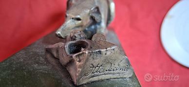 Liberty cane firma ottaviani placcato argento