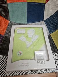 Accappatoio baby triangolo Mio Piccolo con ricamo 