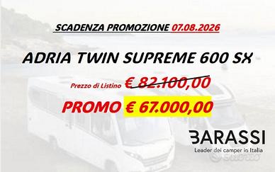 Adria Twin Supreme 600 SX