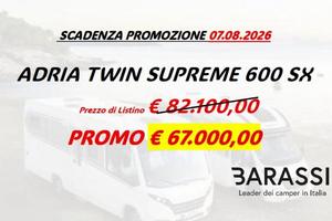 Adria Twin Supreme 600 SX
